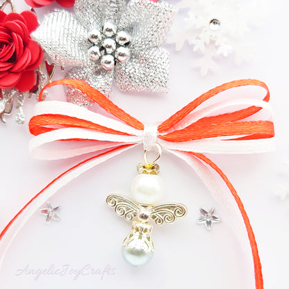Handmade Personalised 3D Christmas Card with Floral Wreath & Bow + Complimentary Gift Box | Christmas | Noel | New Year