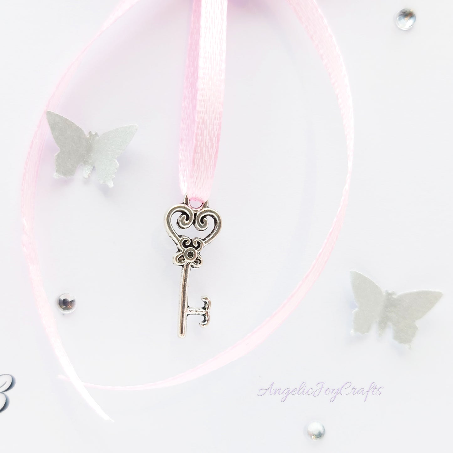 Handmade Personalised 3D Birthday Card with Champagne & Tree of Life Charm + Complimentary Gift Box | Birthday | Mother's Day