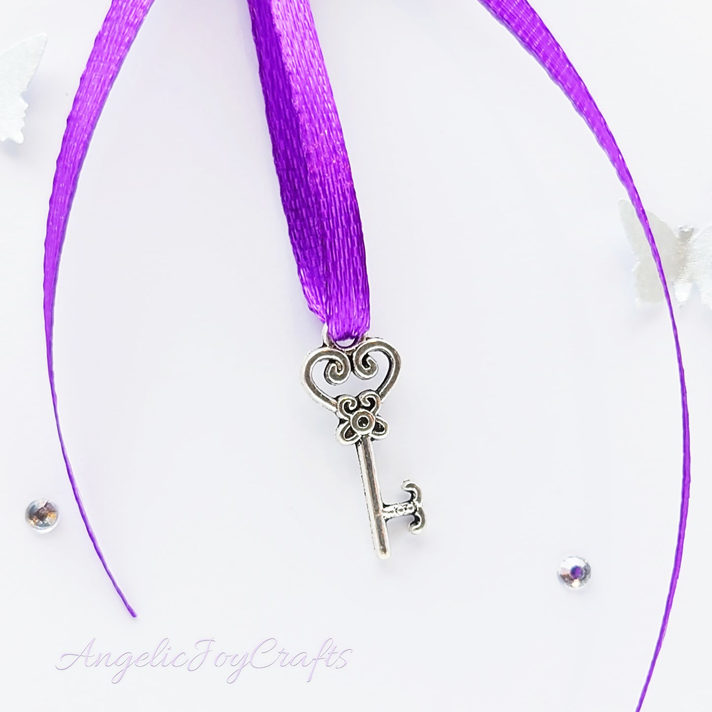 Handmade Personalised 3D Birthday Card with Champagne & Tree of Life Charm + Complimentary Gift Box | Birthday | Mother's Day