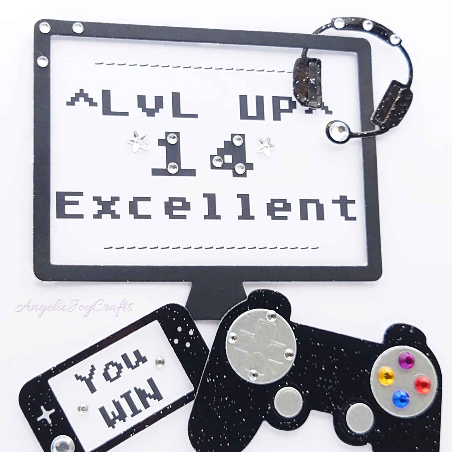 Handmade Personalised 3D Birthday Card with Gaming Accessories + Complimentary Gift Box | Birthday | Birthday for Him