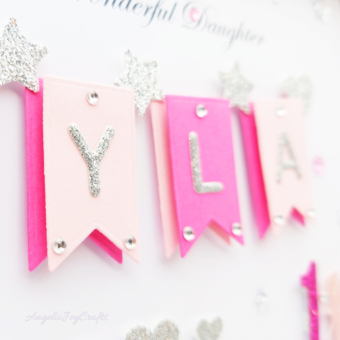 Handmade Personalised 3D Child Birthday Card with Unicorn & Fairy + Complimentary Gift Box | Baby Shower | Child Birthday | Baby Born | Birthday