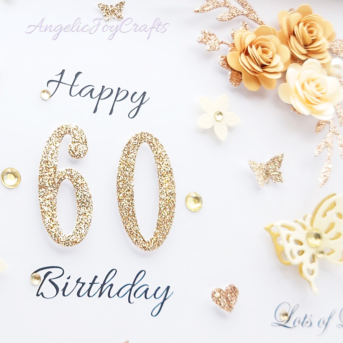 Handmade Personalised 3D Birthday Card with Floral Branches & Butterflies + Complimentary Gift Box | Birthday | Mother's Day