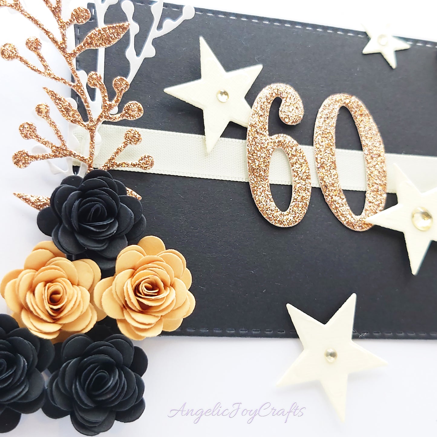 Handmade Personalised 3D Birthday Card with a Floral Plaque + Complimentary Gift Box | Birthday | Birthday for Him
