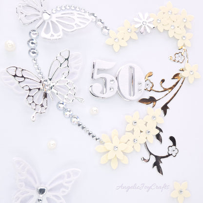 Handmade Personalised 3D Birthday Card with Flower Bouquet & Bow + Complimentary Gift Box | Birthday | Mother's Day