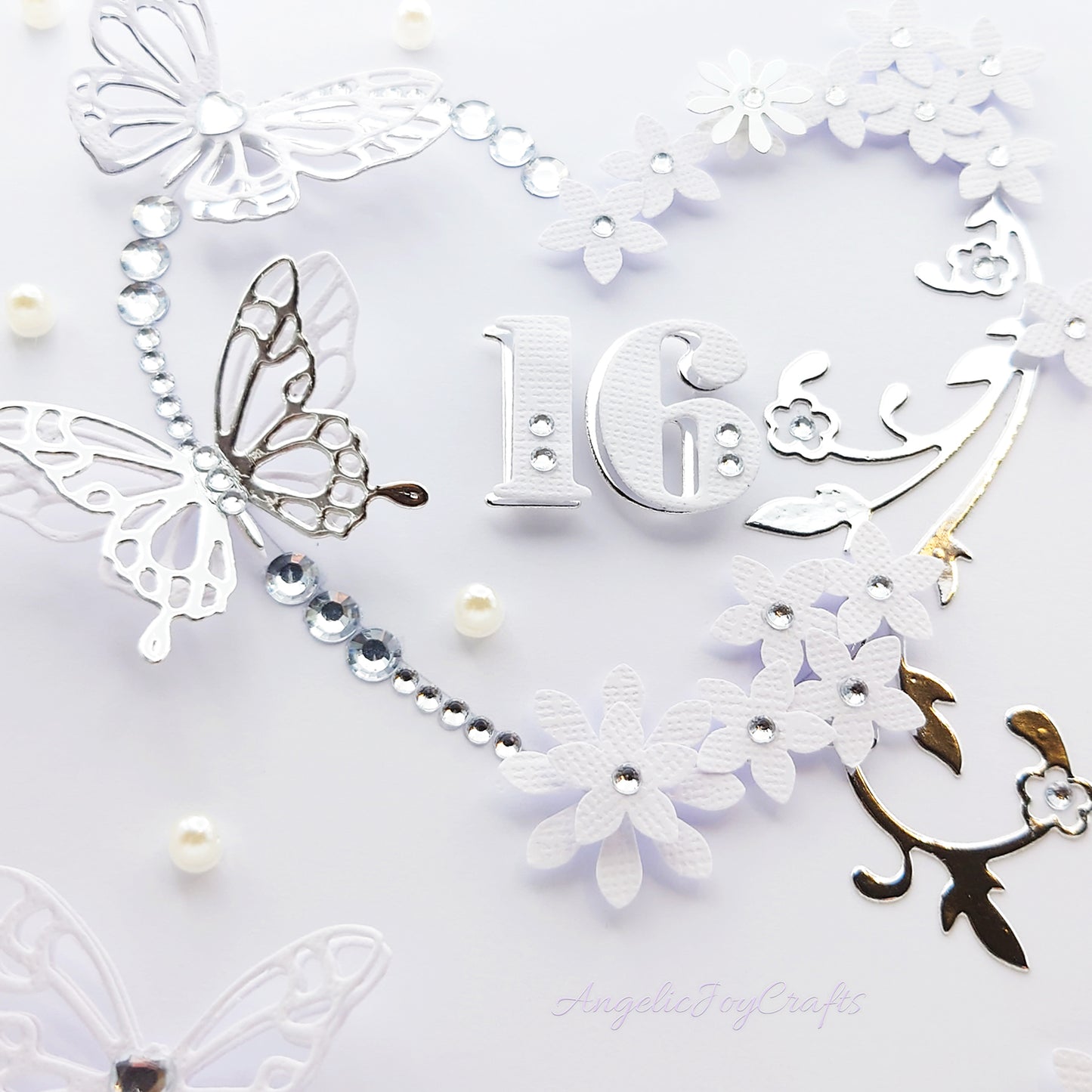 Handmade Personalised 3D Birthday Card with Flower Bouquet & Bow + Complimentary Gift Box | Birthday | Mother's Day