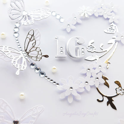 Handmade Personalised 3D Birthday Card with Flower Bouquet & Bow + Complimentary Gift Box | Birthday | Mother's Day