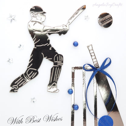 Handmade Personalised 3D Birthday Card with Cricket + Complimentary Gift Box | Birthday | Birthday for Him (Copy)