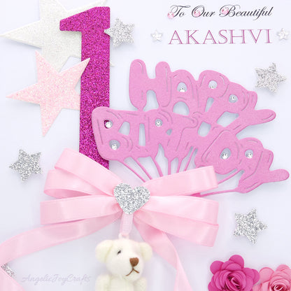 Handmade Personalised 3D Child Birthday Card with a Plush Teddy + Complimentary Gift Box | Baby Shower | Child Birthday | Baby Born | Birthday