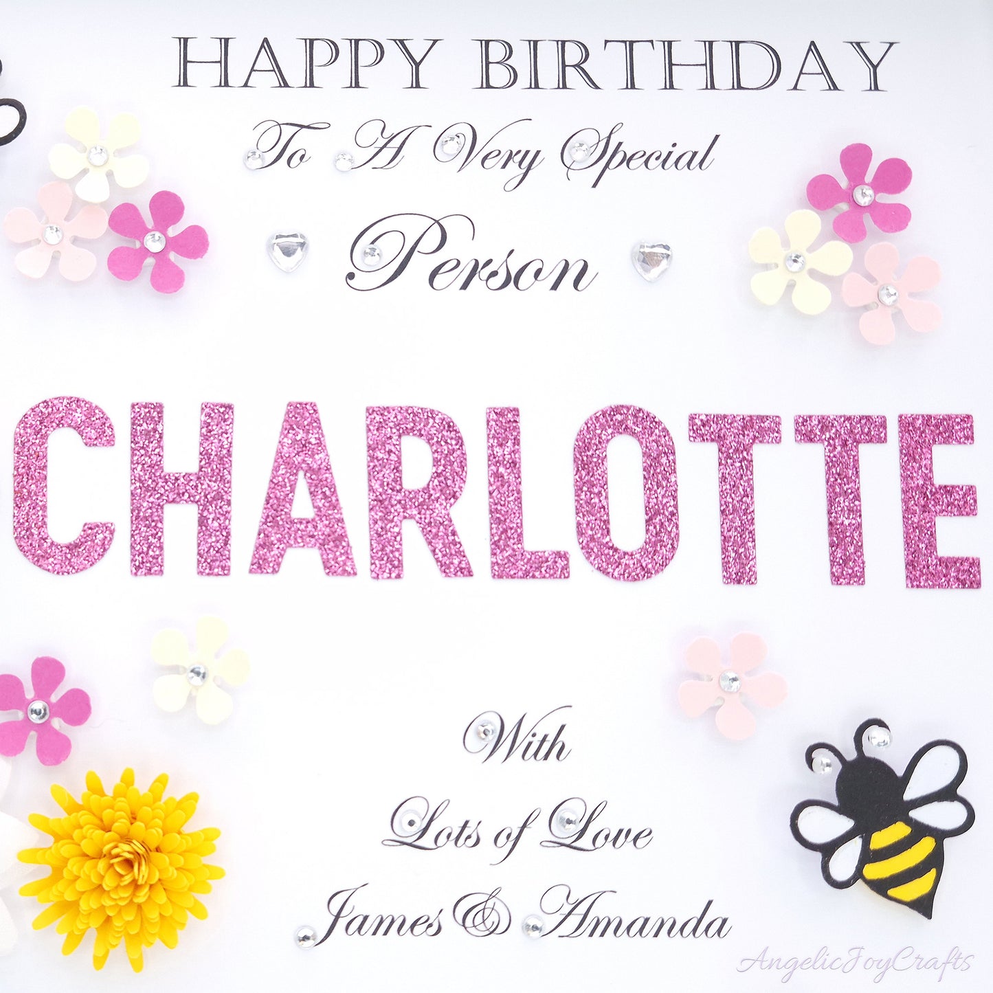 Handmade Personalised 3D Birthday Card with Summer + Complimentary Gift Box | Birthday | Mother's Day