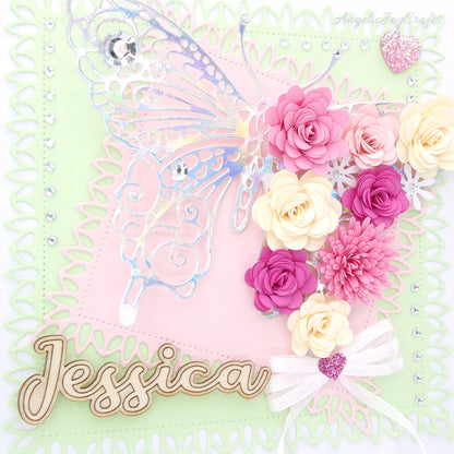 Handmade Personalised 3D Birthday Card with Flower Butterfly + Complimentary Gift Box | Birthday | Mother's Day