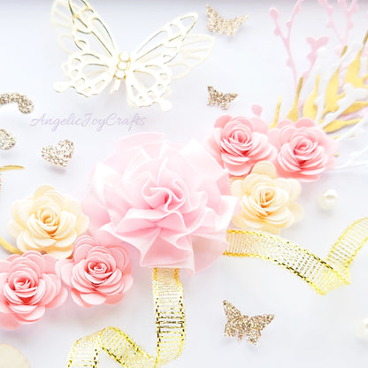 Handmade Personalised 3D Birthday Card with Flower Branch & Butterflies + Complimentary Gift Box | Birthday | Mother's Day