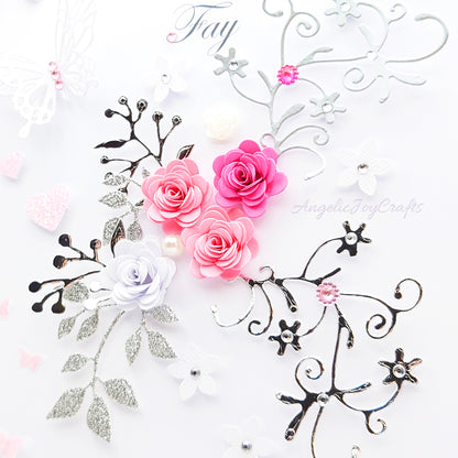 Handmade Personalised 3D Birthday Card with Floral Branch & Butterflies + Complimentary Gift Box | Birthday | Mother's Day