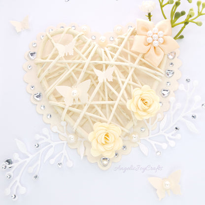 Handmade Personalised 3D Birthday Card with Rustic Heart + Complimentary Gift Box | Birthday | Mother's Day