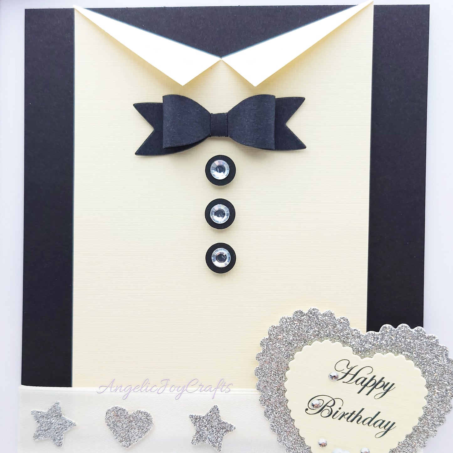 Handmade Personalised 3D Birthday Card with a Cocktail Smart Attire + Complimentary Gift Box | Birthday | Birthday for Him